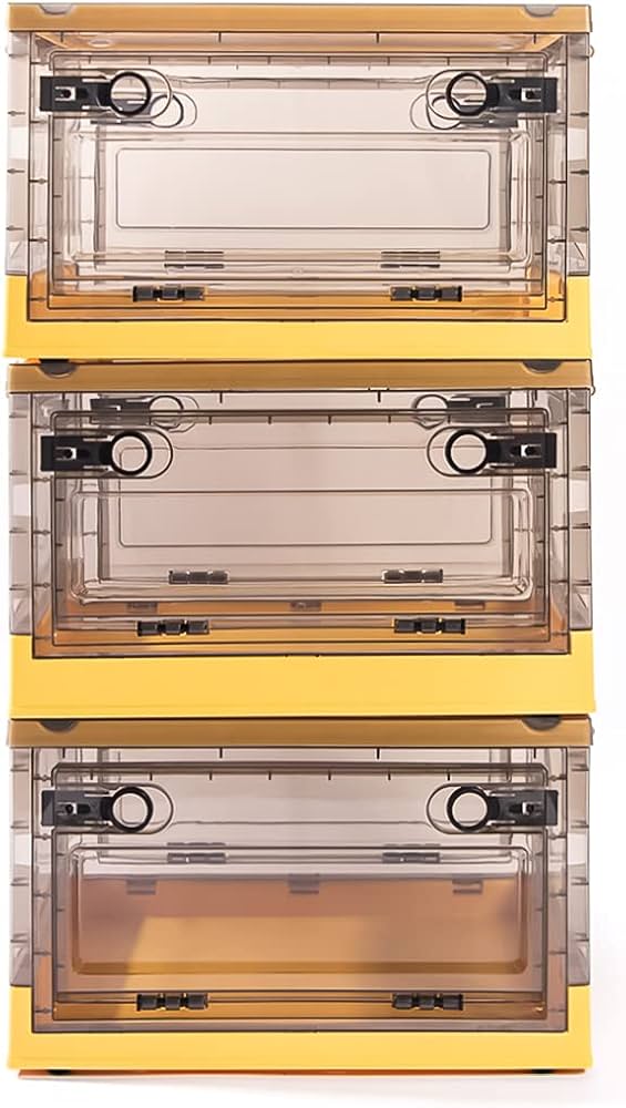 Amazon.com - Best Home Fashion 3 packs Storage Bins Side Opening